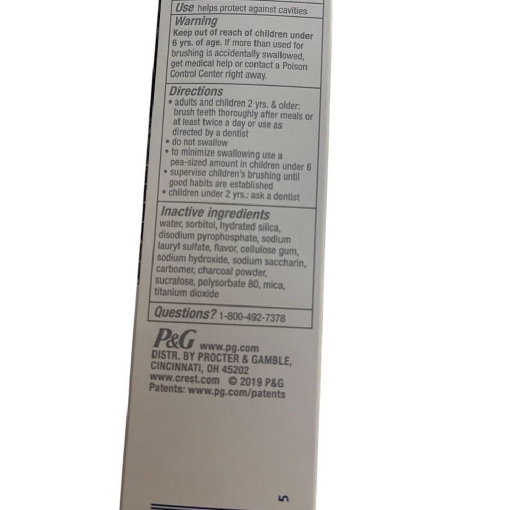 Crest Toothpaste Packaging - Picture 2 of 2